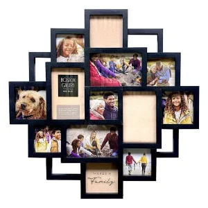 Premium Synthetic Photo Frame Collection – Assorted Ornate Gold, Classic White, and Multi-Opening Collage Frames for Wall & Tabletop Decor