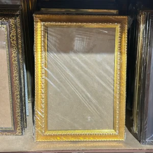 Multi-Style Designer Photo Frames – Durable Synthetic Frames with Gold Accents for Portraits, Art Prints, and Memories